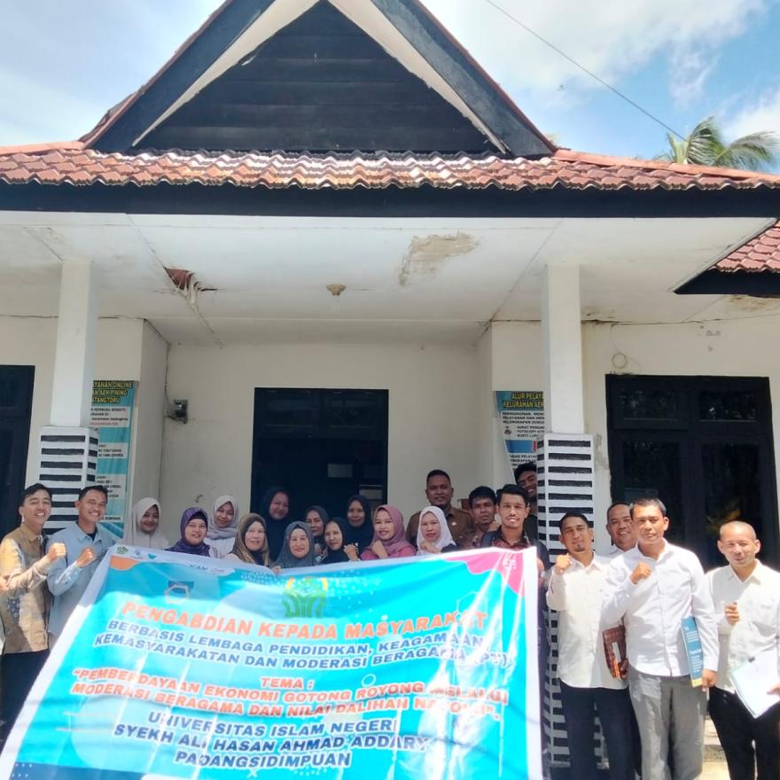 Pelatihan pelaku usaha UMKM Kelurahan Aek Pining oleh UINSYAH Padangsidimpuan berlangsung sukses.